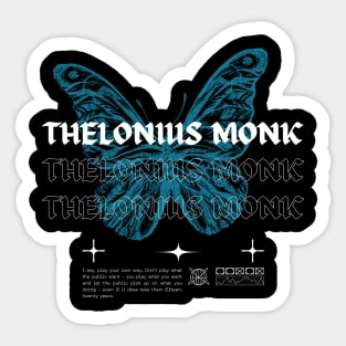 Thelonious Monk // Butterfly Sticker